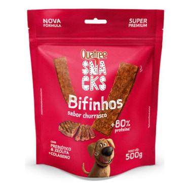 Imagem de Quatree snacks bifinhos sabor churrasco 500g