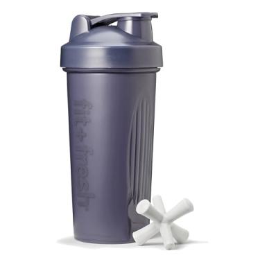 Imagem de Fit & Fresh Garrafa Coqueteleira, Liquidificador Esportivo à Prova de Vazamento, 680 g, Plástico, Perfeita para Shakes de Proteína, Atividades Físicas, Viagens, Acampamento, Piqueniques, Praia