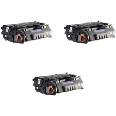 Imagem de Kit 3x Toner Compatível Q7553a 53a P2015 P2014 M2727 I 2.5K