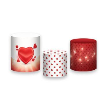 Imagem de Trio De Capa Cilindro - Encontro de Casais Vermelho 007 - Via Cores