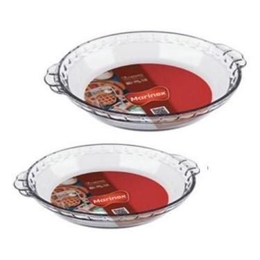 Imagem de Conjunto Assadeiras Formas Filetada Marinex 02 Peças