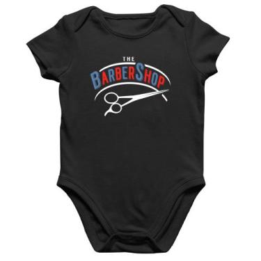 Imagem de Body Bebê Algodão The Barber Shop - Foca na Moda, Preto, GG