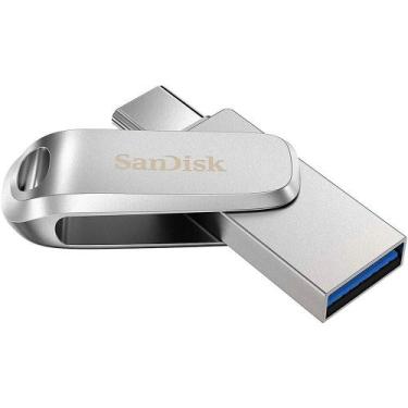 Imagem de Pendrive Sandisk Ultra Dual Drive Luxe USB 3.1 USB-C 128GB 150MB/s