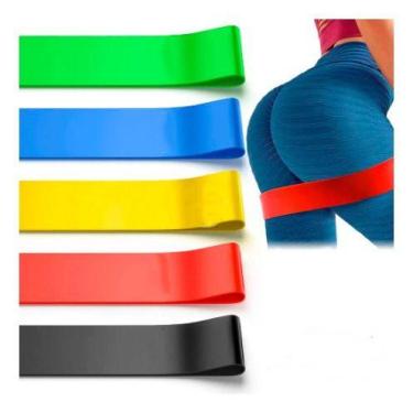 Imagem de Mini-bands Faixas Elásticas Circulares Em  Kit 5 Unidade - ZM, Kit Cal