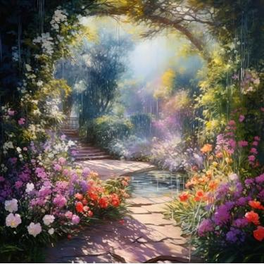 Imagem de ChloropLastid Cenário de floresta encantada, jardim de fadas, primavera, natureza, país das maravilhas para meninas, aniversário, chá de bebê, festa, sessão de fotos, adereços de estúdio 20 x 20 m