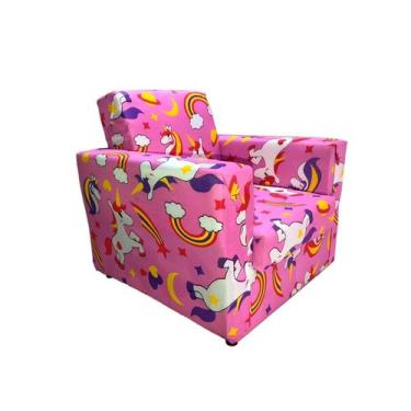 Imagem de Poltrona Infantil Mini Sofá Estampados Menino e Menina - RJ BRINQUEDOS