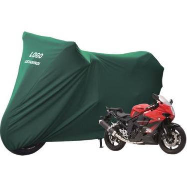Imagem de Capa De Tecido Para Cobrir Moto Kasinski Comet GT 650R - Mz, Verde