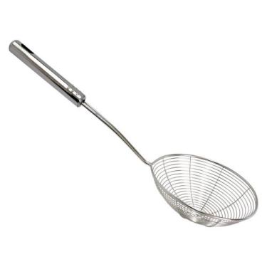 Imagem de Escumadeira/Peneira para Fritura em Inox - 34cm - Catuaí