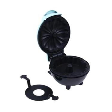 Imagem de WeiLaiKeQi Mini Donuts Maker Machine Antiaderente Portátil 350 W Assadeira Elétrica Donut Maker Snack Donut Making para Café da Manhã em Casa, Verde