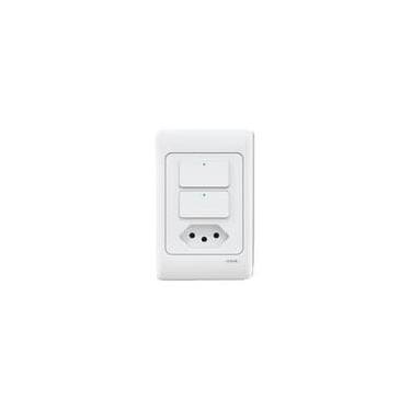 Imagem de Interruptor Smart AGL KS825, Wi-Fi, Bivolt, Tomada e Interruptor Tecla, Branco - 1106166