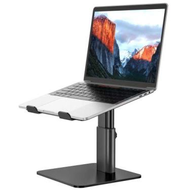 Imagem de Suporte Ergonômico para Laptop BESIGN LSX6N - Ajustável e Preto