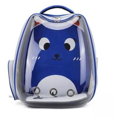 Imagem de Mochila Bolsa Pet é perfeita para gatinhos e cães pequenos, garantindo transporte seguro e confortável.