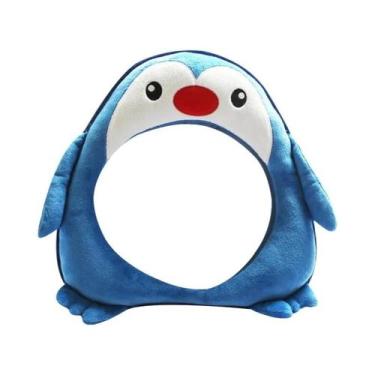 Imagem de Espelho de Segurança para Bebê no Carro - Visão Ampla e Clara, Pinguim