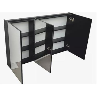 Imagem de Armário Para Banheiro Com Espelho Para Fita Led