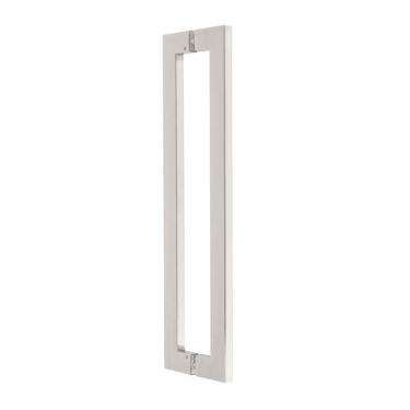 Imagem de Puxador Porta de Madeira ou Vidro Transversal 2cm x 4cm Inox 304 - Pol