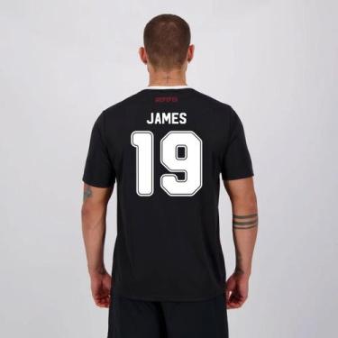 Imagem de Camisa São Paulo Change 19 James Preta - Braziline, G