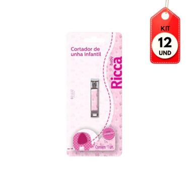 Imagem de Kit C/12 Ricca Cortador De Unhas Infantil