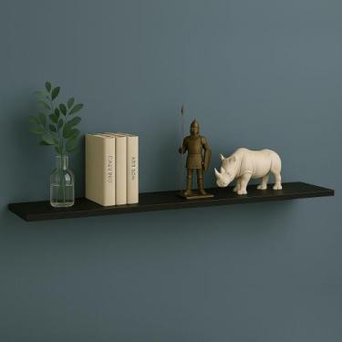 Imagem de Prateleira Suspensa Uno Line P/Decoração de Ambientes Sala de Estar Qu