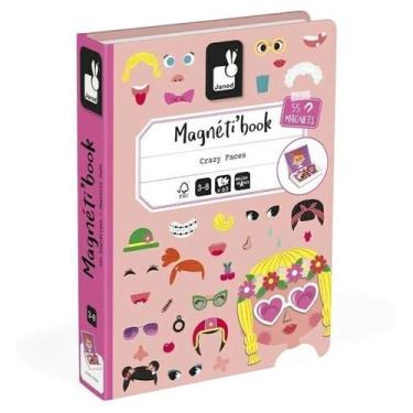 Imagem de Livro Magnético Crazy Faces Personagens Meninas - JANOD