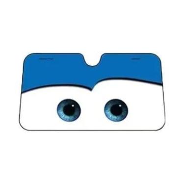 Imagem de Protetor Solar para Para-brisa de Carro - 4 Cores - Viseira Auto, Azul