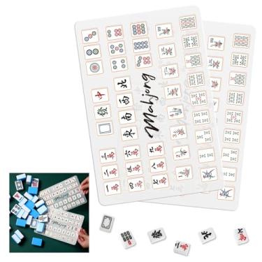 Imagem de Seenelling 2 Pcs Mahjong Tile Mixer Shuffler for Mixing and Shuffling Tiles Plastic Mahjong Accessories Gifts for Lovers Playing Game