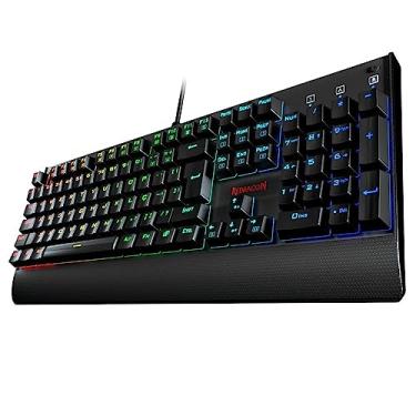 Imagem de Teclado Mecânico Gamer Redragon KALA K557RGB USB Switch Marrom
