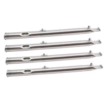 Imagem de WeiLaiKeQi Pacote com 4 queimadores de tubo para churrasco, substituição de metal, fácil de usar, grelha para churrasco, queimador a gás para cozinhar na cozinha