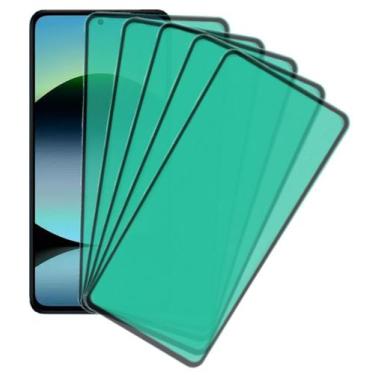 Imagem de 5x Película Ceramica Proteção Curvada Para Redmi Note 14 4g - Mustangs