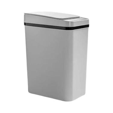 Imagem de Lixeira Sem Toque 12L Com Sensor De Movimento Cozinha Automática Banhe