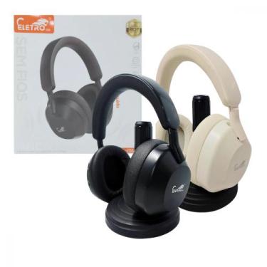 Imagem de Fone de Ouvido Bluetooth 5.3 Redução de Ruído ANC Headset Eletromex EL