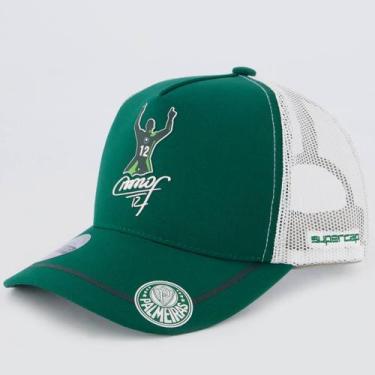 Imagem de Boné Palmeiras Marcos Verde e Branco - Supercap, Único