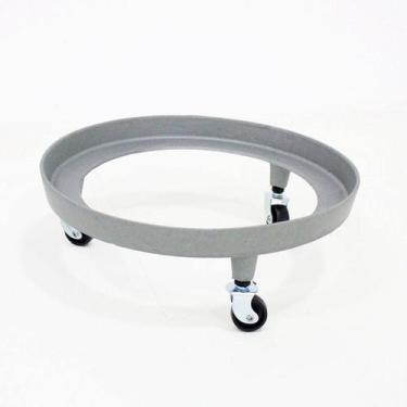 Imagem de Suporte Base Circular Giratório Para Botijão de Gás e Vasos de Plantas
