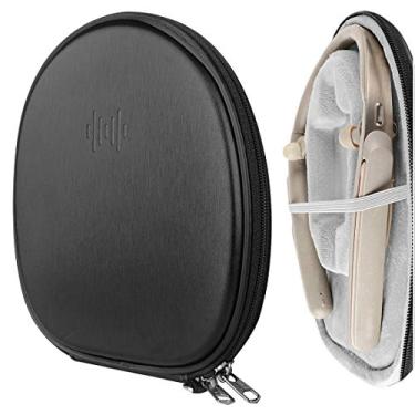 Imagem de Geekria Capa protetora para fones de ouvido para pescoço, bolsa de transporte rígida de substituição com armazenamento de cabo, compatível com fones de ouvido Sony Sony WI-C400, LG ToneUltra
