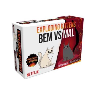 Imagem de Exploding Kittens: Bem vs Mal, Jogo Cartas Galápagos