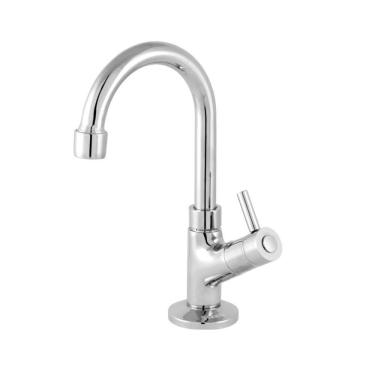 Imagem de Torneira De Mesa P-lavatório Sl1198 1-4 Volta Metal Cromado Cromado