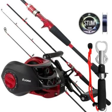 Imagem de Kit Pesca Iniciante Carretilha Drag5Kg Vara 20Lbs E Alicate - ALBATROZ