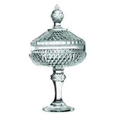 Imagem de Bomboniere de Vidro Com Tampa e Pé Pasabahce - Precinho Justo HU