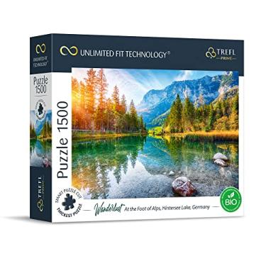 Imagem de Trefl Wanderlust: Aos Pés Dos Alpes, Lago Hintersee, Alemanha, Quebra-Cabeça De 1500 Peças, Papelão Grosso, 84 Cm X 58 Cm, Montanhas, Entretenimento Criativo Para Adultos E Crianças A Partir 12 Anos