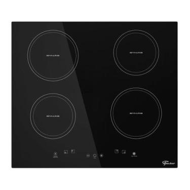 Imagem de Cooktop de Indução Fischer 4 Bocas com Touch Screen Vitrocerâmica 220V