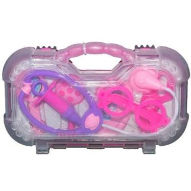 Imagem de Maleta Mini Doutor Media Pakitoys 1265 Rosa
