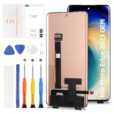 Imagem de Olivechard Tela LCD OLED original para Motorola Moto Edge 2023/Edge 40/Edge 40 Neo OEM LCD de substituição de tela digitalizador de 16.8 cm XT2305 com ferramentas de reparo