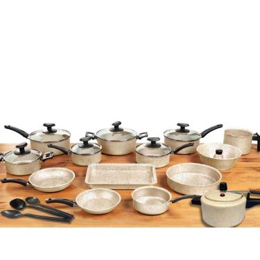 Imagem de Conjunto Panelas 17 Pc Antiaderente com Panela Pressão