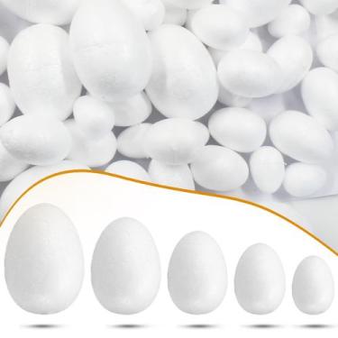 Imagem de Ovos de Páscoa de espuma Murtenze 90 peças de artesanato de pintura DI