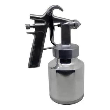 Imagem de Pistola Tinta Baixa Pressão 1L - Alumínio - 1,3mm - Leque - Fred Store