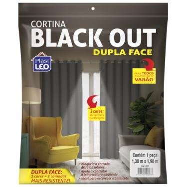 Imagem de Cortina Blackout PVC Dupla Face (1,38x1,98m) | Plast Leo (Ref.: 927)