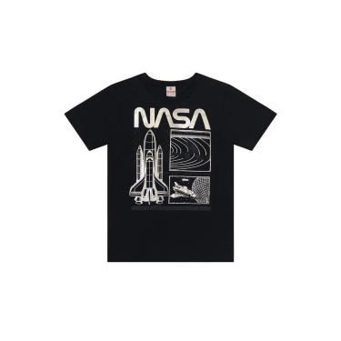 Imagem de Camiseta infantil menino da NASA em fóil Brandili