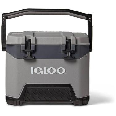 Imagem de Cooler Caixa Térmica Portátil 25 Litros com Porta Copos, e, IGLOO, Cinza