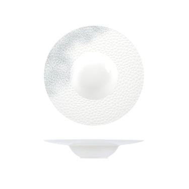 Imagem de Prato de serviço de cerâmica chapéu de palha prato hotel restaurante premium sentido espaguete sopa prato criativo prato de legumes tigela de salada doméstico pratos (E)