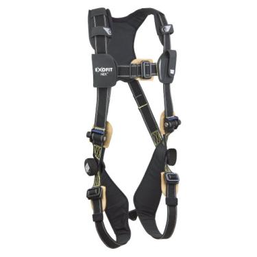 Imagem de 3M DBI-SALA ExoFit NEX 1113338 Arco de Flash de Corpo Inteiro, Arco de Flash de Corpo Inteiro, Revestimento de PVC, Anel em D Traseiro de Alume, Rede Nomex/Kevlar, Alças de Perna com Fivela Pass-Thru Revestidas de PVC, GG, Preto