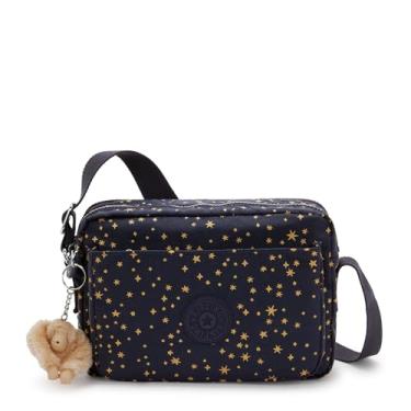 Imagem de Kipling Bolsa tiracolo feminina Abanu média Prt2, leve, bolsa de cintura ajustável com bolsos com zíper em vários compartimentos